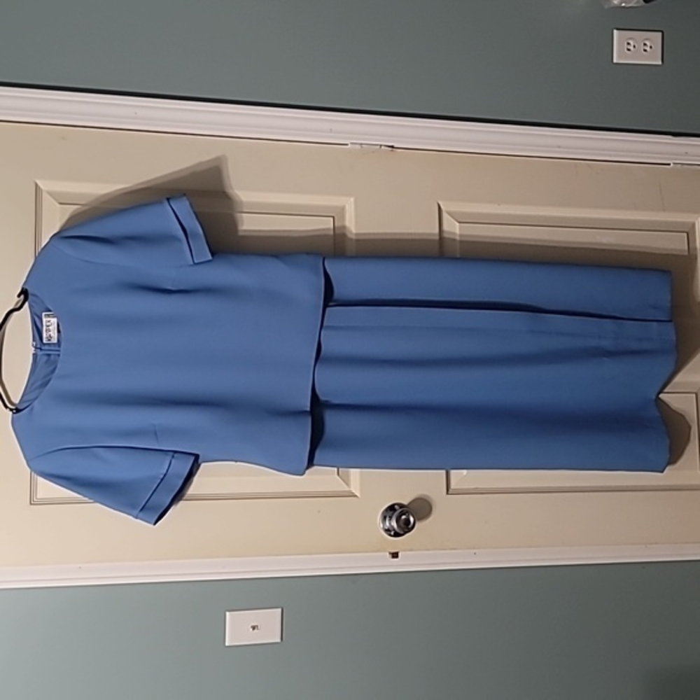 KASPER ASL Faux 2pc Suit‎ Powder Blue Formal/Business Dress Women's 6